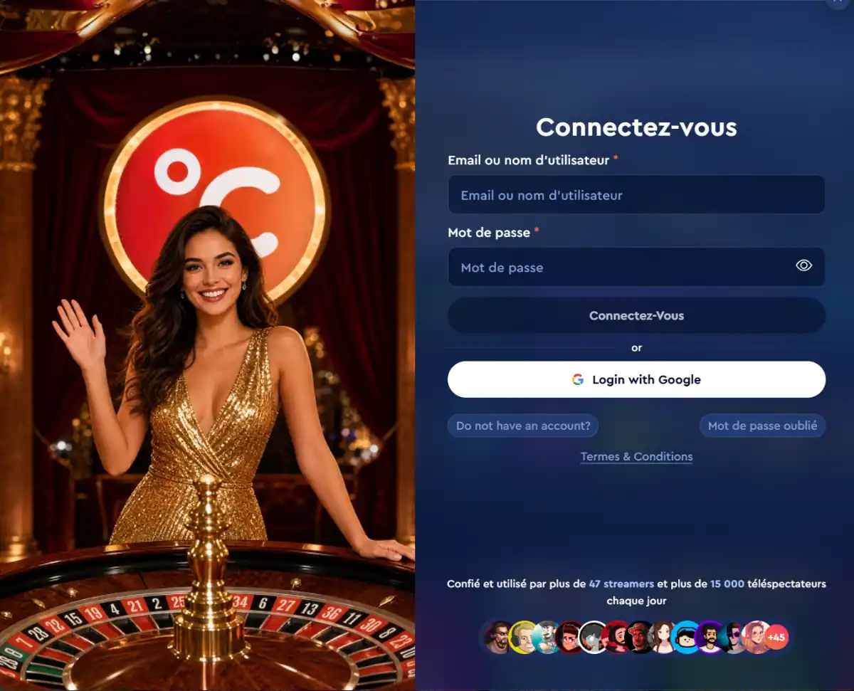celsius casino formulaire de création de compte